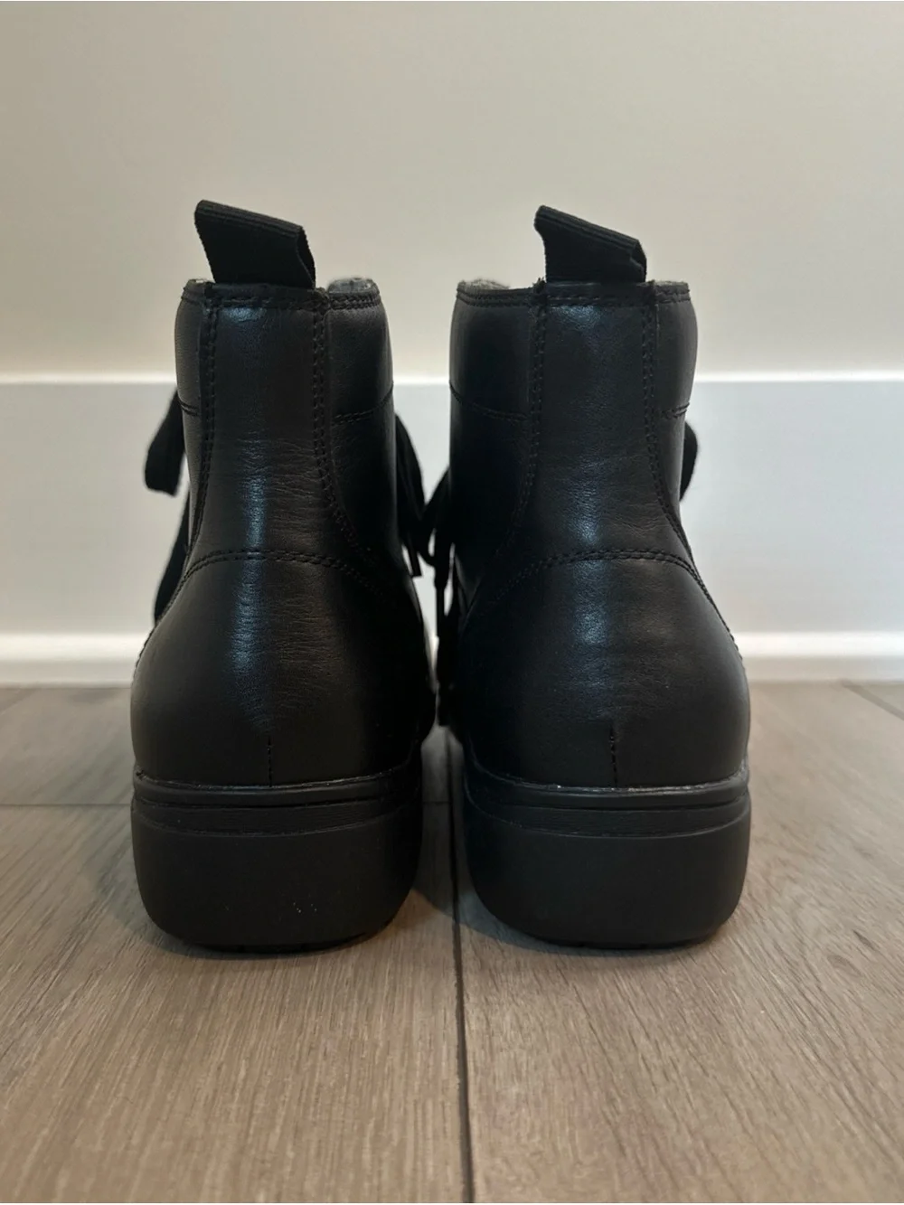 Alegria Size 39 | 9 Kylie Lace Up Oiled Black Ankle Arch Support Comfort Boots